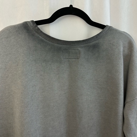 American Eagle Outfitters Gray 3/4 Sleeve Pullover Crewneck Womens Size Small - Picture 6 of 6